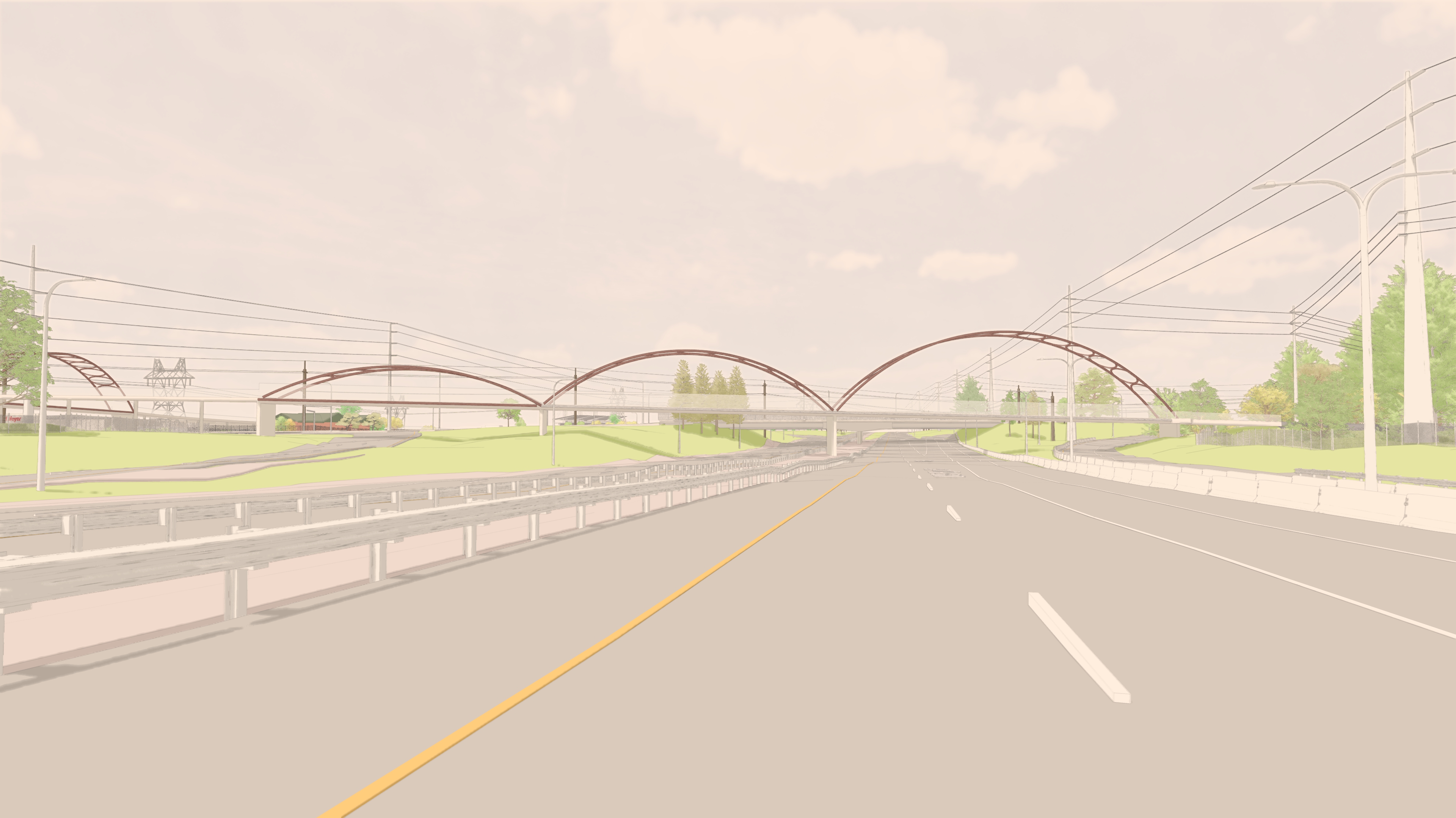 "Bike and pedestrian bridge over U.S. 26"